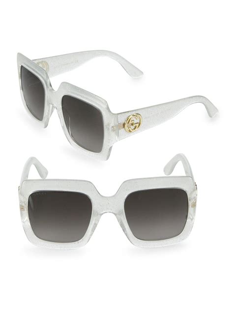 gucci glitter sunglasses square|Gucci outlet sunglasses.